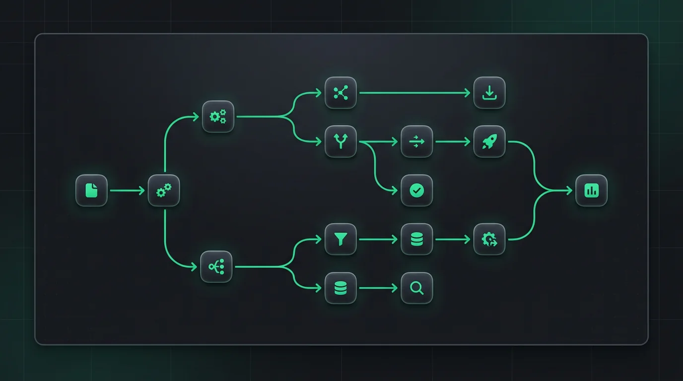 Иллюстрация: визуальные workflow